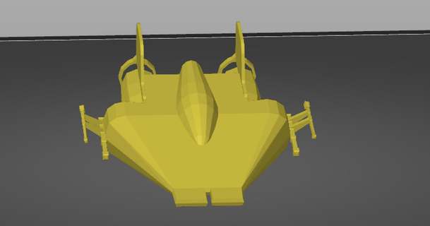 wing sci3d 3D modelos fantasias acessórios adereços navios Estrela guerras 3d print model - Mito3D