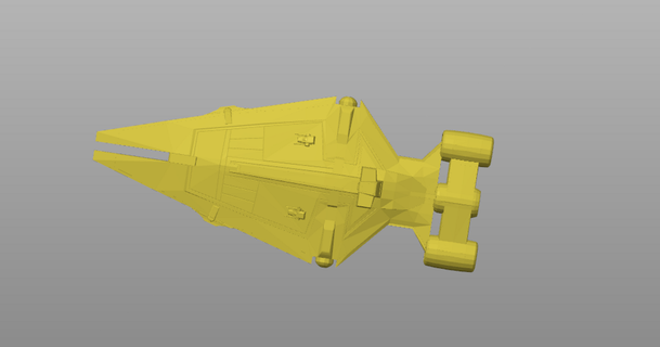 Estrela destruidor navio sci3d 3D modelos fantasias acessórios adereços guerras 3d print model - Mito3D