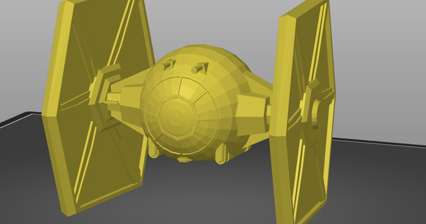Corbata combatiente sci3d 3D modelos disfraces accesorios guerra Galaxias buques estrella guerras 3d print model - Mito3D