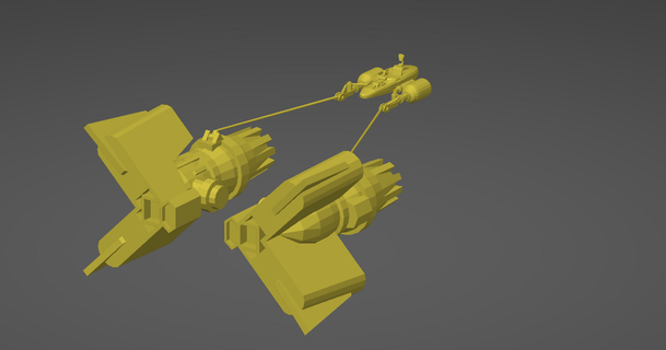sebulba vagem sci3d 3D modelos fantasias acessórios adereços Guerra Estrelas navios Estrela guerras 3d print model - Mito3D