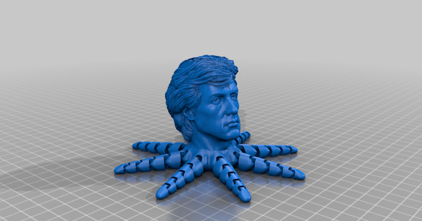 rockypus sci3d 3D Models Hobby & Makers Other Ideas articulated articulating thingiverse rocktopus therocktopus 3d print model - Mito3D