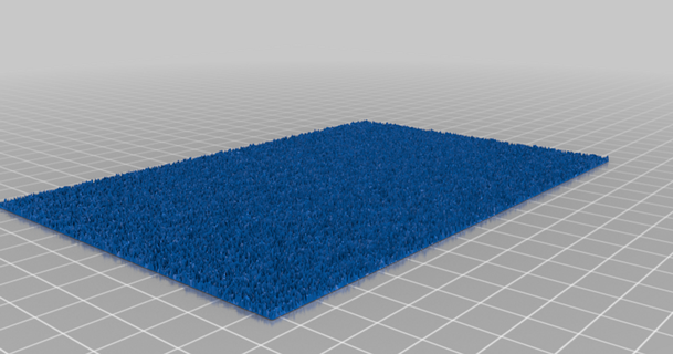 grass texture flat back sci3d 3D Models Art & Design 2D Plates Logos thingiverse 3d print model - Mito3D