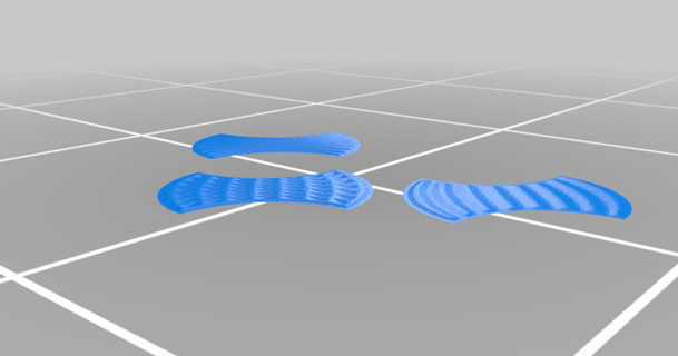 vento ar texturas sci3d 3D modelos arte Projeto 2D pratos logotipos thingiverse 3d print model - Mito3D