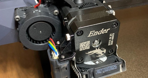 Ender 3 s1 hotend Ventilator 4020 Ersatz Halterung jktech 3D Modelle Drucker Realität Teile Upgrades 3d print model - Mito3D