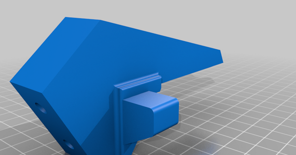 ender 3 Pro LED ligero bar soporte + Superior filamento apoyo robertgriffiths 3D modelos impresoras accesorios thingiverse 3d print model - Mito3D