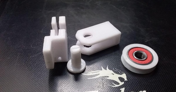 filament guide horizontal spool mark 3D Models Printers Other Printer Parts & Upgrades filamentspool 608 3d print model - Mito3D