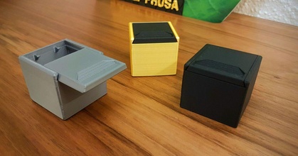 Lager Box snap fit Deckel extrudieren download frei stl Modell Printablescom 3d Modelle Hobby Macher Veranstalter passen Schrauben 3d print model - Mito3D