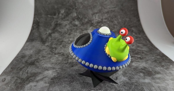 passing alien flying saucer mark wheadon 3D Models Art & Design Sculptures 3d print model - Mito3D