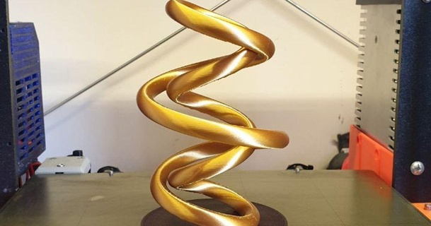 cinético espejismo espiral remezclar base antonio 3D modelos Arte diseño diseños escultura resumen ornamento arte abstracto 3d print model - Mito3D
