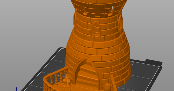 fantezi zar kule mini v20 lukas 3D modeller oyuncaklar oyunlar yazı tahtası kulesi 3d print model - Mito3D