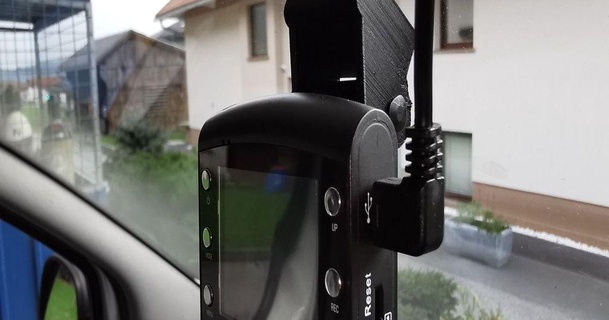blaupunkt bp 21 fhd dashcam montare nejc 3D Modelli gadget foto video thingiverse supporto per 3d print model - Mito3D