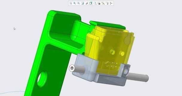 Filament Fehler Sensor Remix Gewirr leerlaufen James 3D Modelle Drucker Zubehör Filamentauslaufsens Fadenschlag thingiverse Filamentauslauf 3d print model - Mito3D