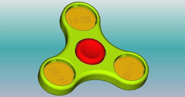 agitarse hilandero mini impresión sitio mar slic3r 242 16cent + 6 centavo 22 jomecanico 3D modelos juguetes juegos juguete inquieto fidget spinner 3d print model - Mito3D