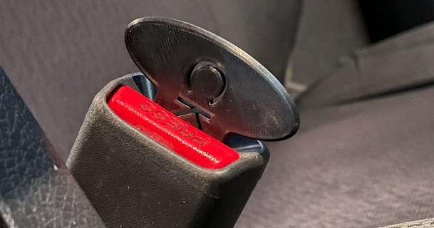honda ridgeline seatbelt cheater kelmers 3D Models Hobby & Makers Automotive dummy 3d print model - Mito3D