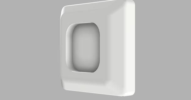 tradfri Lichtschalter montieren Cyberfreak 3D Modelle Haushalt Haus Ausrüstung Wandhalterung Lichtschalter tradfri Gewindeabstandshalter 3d print model - Mito3D
