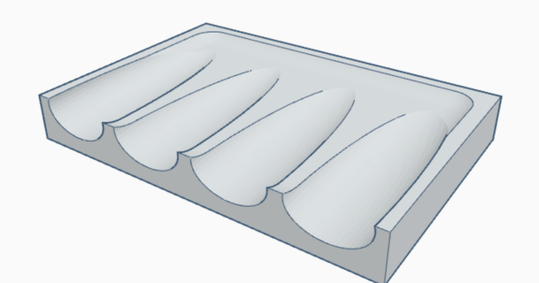 lisse savon plat antirez 3D modèles Ménage salle bains porte 3d print model - Mito3D