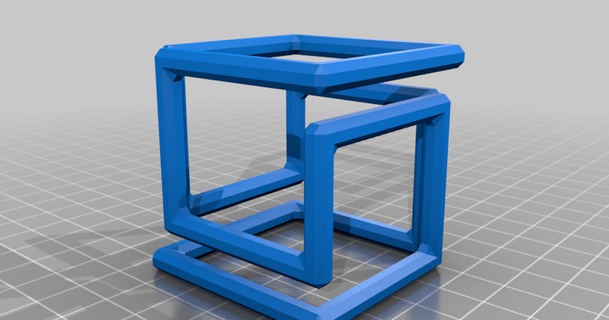 linéaire cube spdqbr 3D modèles art conception sculptures chose universelle 3d print model - Mito3D