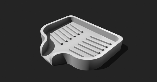 savon éponge plateau sadécia 3D modèles Ménage cuisine l'eau compteur salle bains 3d print model - Mito3D