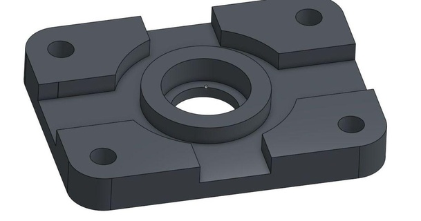 608 bearing flange cclontz 3D Models Hobby & Makers Tools bearings 3d print model - Mito3D