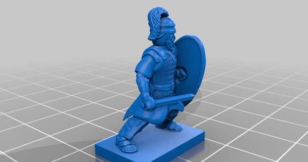 punico guerre romano triarii tipo Lunedi 3D Modelli giocattoli Giochi spada tavolo antichi wargaming 3d print model - Mito3D