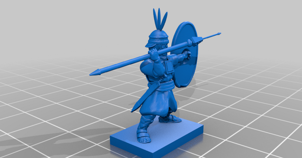 punic wars - roman hastati guy montag 3D Models Toys & Games Other sword tabletop ancients wargaming 3d print model - Mito3D