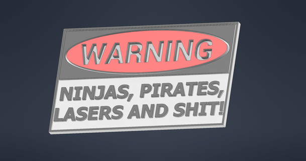 ninja pirati laser ascoltatore 3D Modelli arte design disegni 3d print model - Mito3D