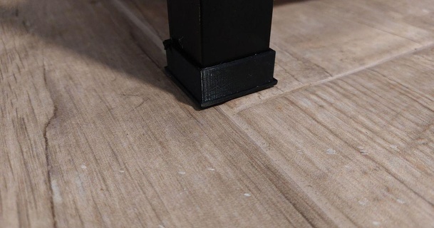 1 4 125 pouce angle fer pied dthester 3D modèles Ménage maison équipement pieds sol 3d print model - Mito3D