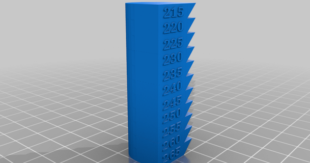 sıcaklık kule 215 265 Fintarus 3D modeller yazıcılar Ölçek şeytani 3d print model - Mito3D