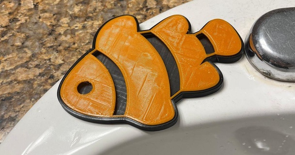 Clownfisch Seife Gericht stephen 3D Modelle Haushalt Badezimmer 3d print model - Mito3D