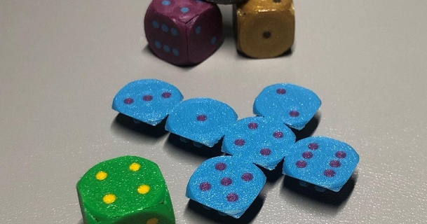 doble color redondeado plegable dario cairoli 3D modelos juguetes juegos tablero juego mesa 3d print model - Mito3D