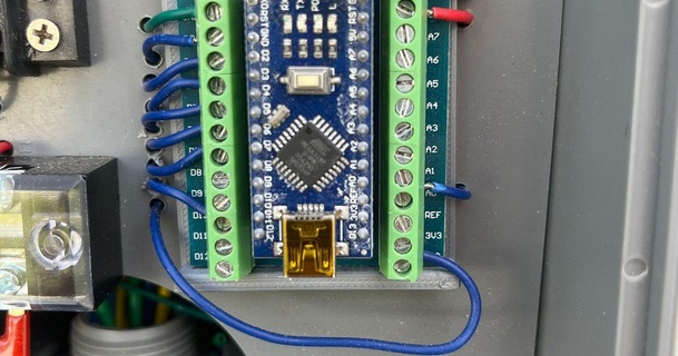 arduino nano terminal block holder ap 3D Models Hobby & Makers Electronics 3d print model - Mito3D