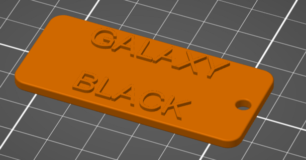 filament sample galaxy black sirgrillington 3D Models Printers Test 3d print model - Mito3D