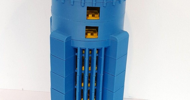 su kulesi İğne Bölgesi Hollanda stef 3D modeller dünya taramalar mimari şehir Planlama Su okul kule proje 3d print model - Mito3D
