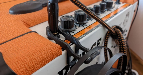 laranja paixão súbita fone ouvido cabide awethesound 3D modelos passatempo fabricantes música suporte 3d print model - Mito3D