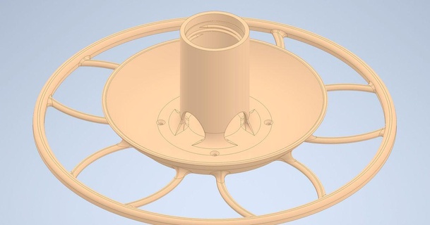 Flasche Deckel Vogel Feeder 3D Modelle Haushalt draussen Garten Wasser Haustier 3d print model - Mito3D