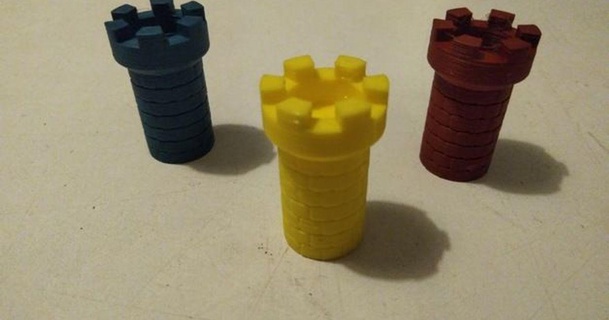 cae torre remcoder 3D modelos brinquedos jogos borda 3d print model - Mito3D