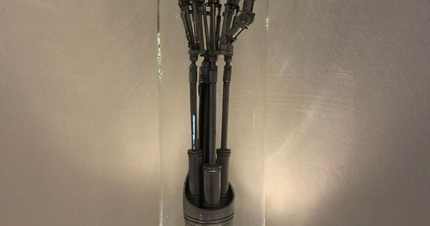 diy life-size terminator arm lamp layerlux3d 3D Models Household Other House Equipment decoration ikea light led 3d print model - Mito3D