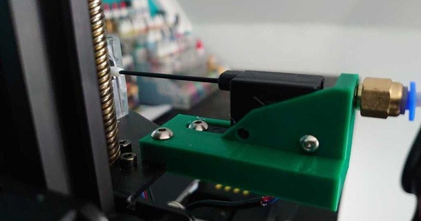 anycubic Chiron Filament Sensor Halter Unterstützung leiten iceaac 3D Modelle Drucker Teile Upgrades bmg Filamentführung Filamentsensor thingiverse 3d print model - Mito3D