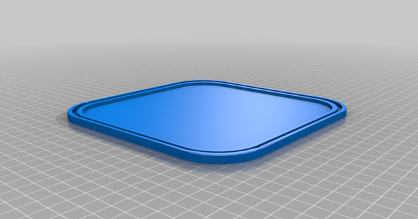 carvalho bolota placa base enfatizado 3D modelos passatempo fabricantes Ideias thingiverse 3d print model - Mito3D