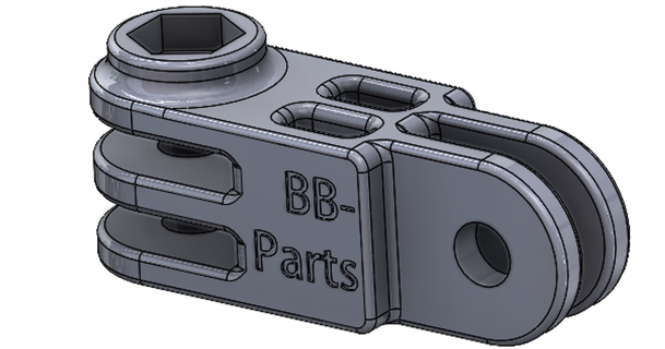 gopro Kamera Arm 30mm bb parts 3D Modelle Gadgets Foto Video 3d print model - Mito3D