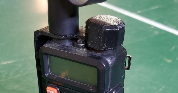 baofeng uv 5r volumen bloquear botón cubierta carcasa funda tpu jedrokivich 3D modelos Deportes aire libre radio radioaficionado airsoft táctico 3d print model - Mito3D