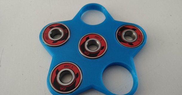5-spinner remcoder 3D Models Toys & Games Other fidgetspinner 3d print model - Mito3D