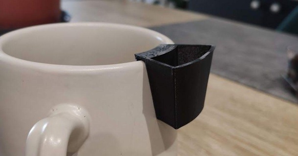 tea bag waste basket compatible almost cup glass lk74 3D Models Household Kitchen 3d print model - Mito3D