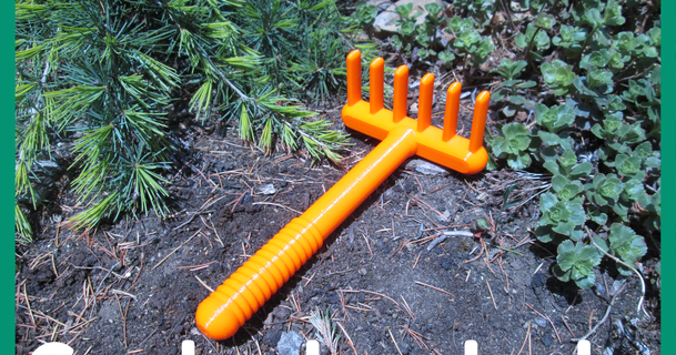 garden hand rake mrhanjak 3D Models Household Outdoor & Garden tools gardening handtools gardeningtools 3d print model - Mito3D