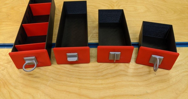 flessibile utilità cassetto tavolo sega gdownton 3D Modelli passatempo creatori organizzatori officina negozio 3d print model - Mito3D
