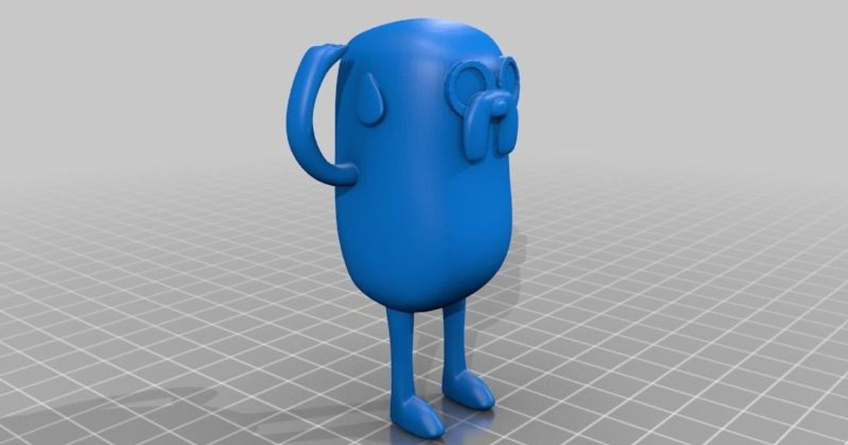 jake dog perridan 3D Models Toys & Games Action Figures Statues thingiverse adventuretime 3D print model - Mito3D