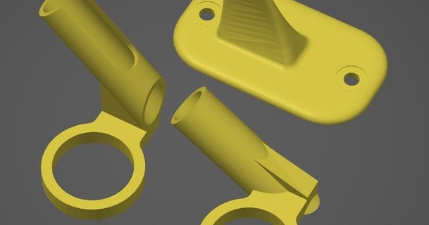 airbrush holder pressure regulator 30mm diameter ole 3D Models Hobby & Makers Tools 3d print model - Mito3D