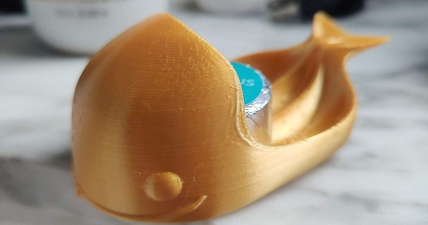 contento balena sapone piatto trilobyte3d 3D Modelli domestico bagno titolare supporto vassoio porta 1 3d print model - Mito3D
