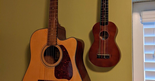 wall hangers eclsnowman 3D Models Household Bedroom hanger wallmount guitar ukulele 3d print model - Mito3D