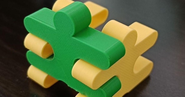10 minutos vase mode compañero antirrez 3D modelos juguetes juegos edificio entrelazado florero impresión rápida 3d print model - Mito3D
